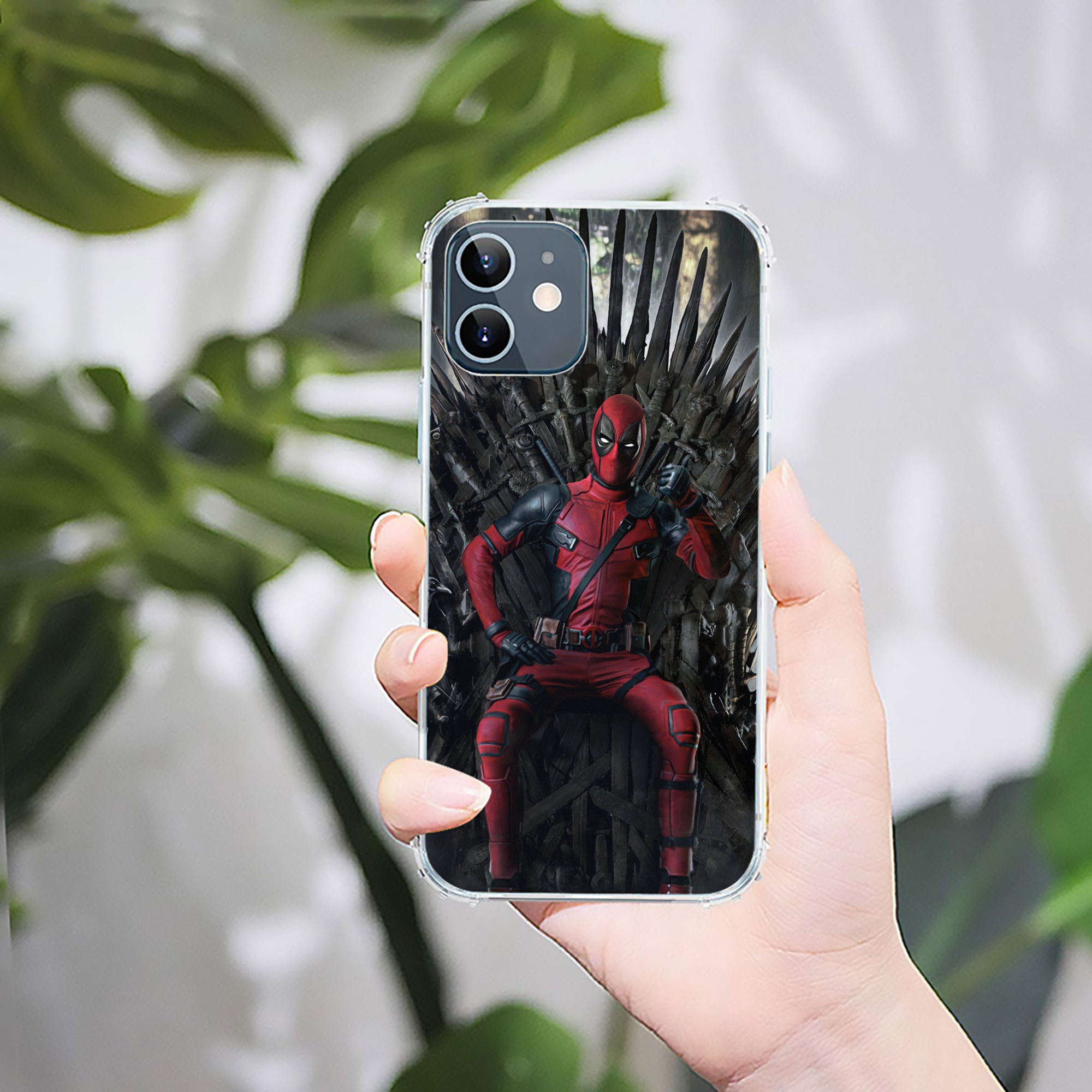 （画像用） Deadpool デッドプール 【iPhone 12シリーズ対応】透明スマホケース（クリアソフトケース）